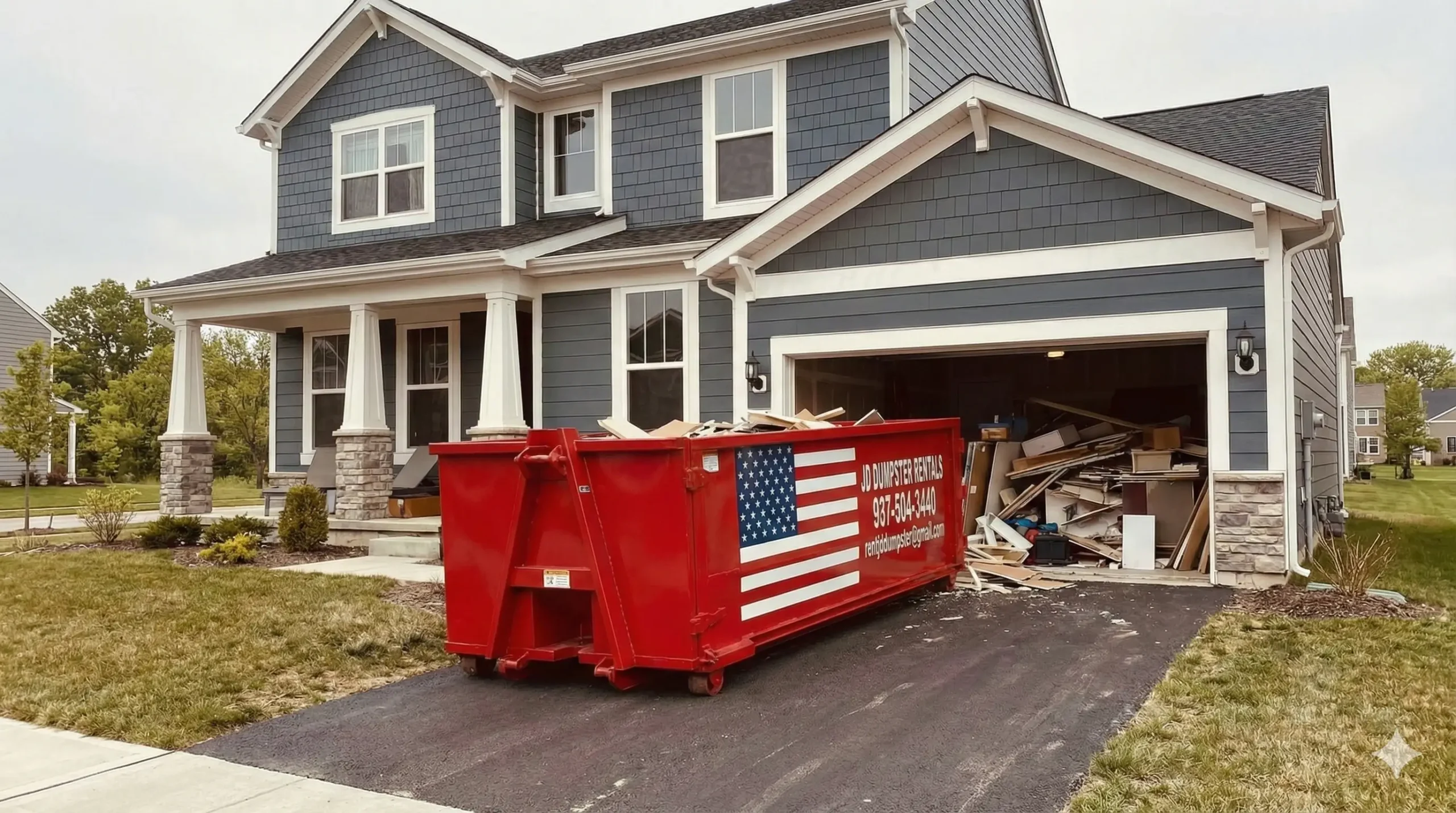 JD Dumpster Rentals Fleet
