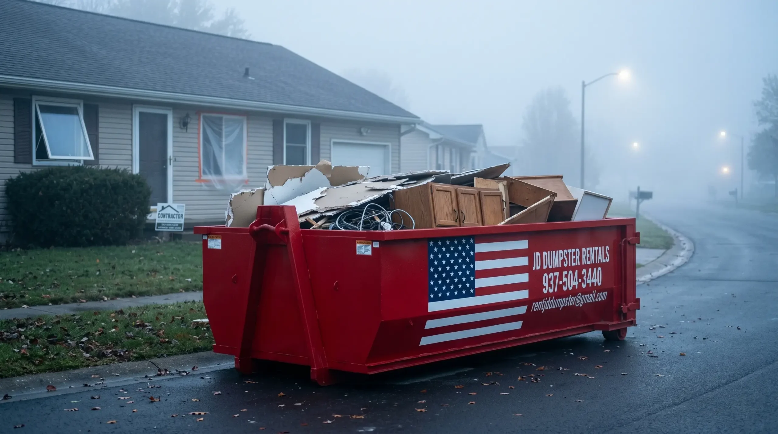 JD Dumpster Rentals residential dumpster delivery